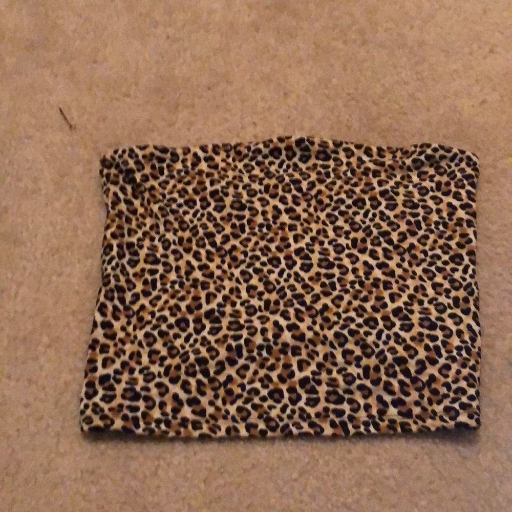 Cheetah tube top